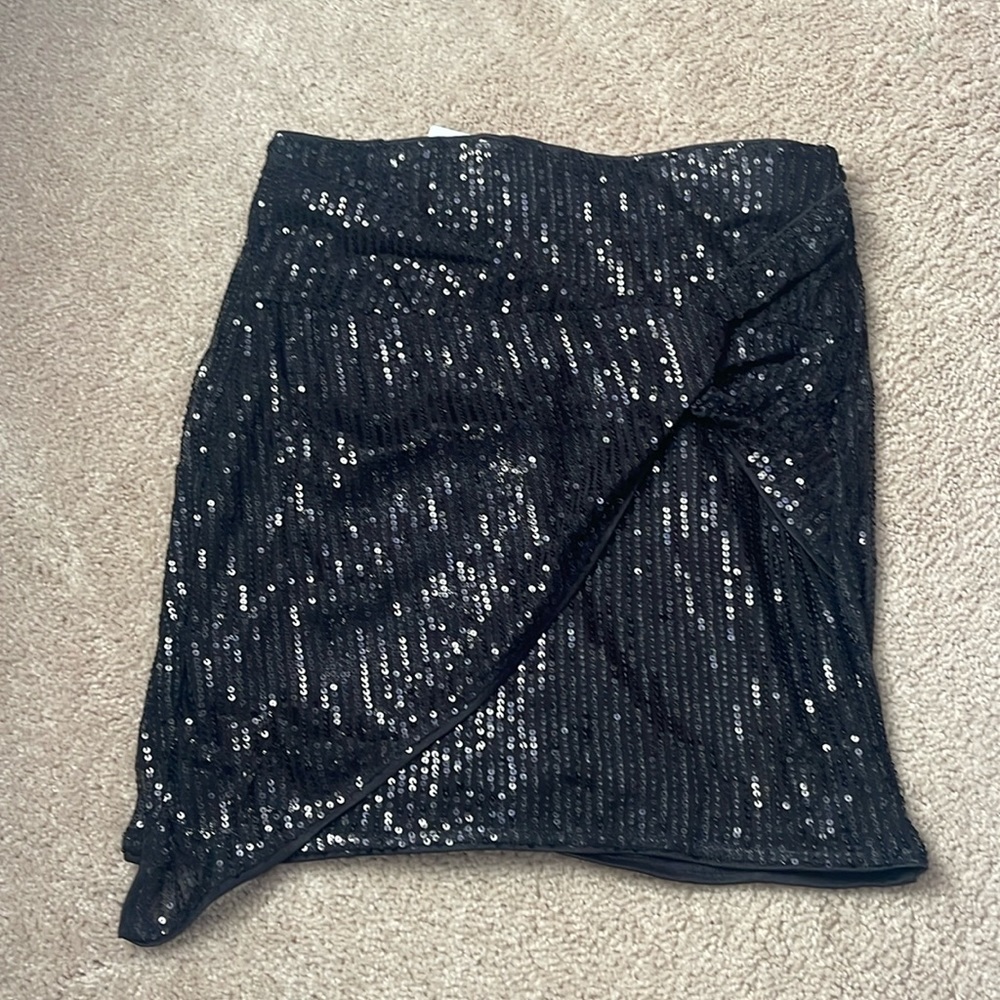 Sequin Mini Skirt with tags